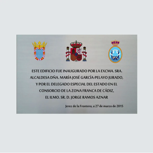 Placa de acero con impresión directa a color | Desde 24 €