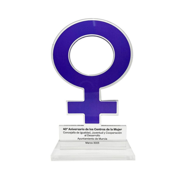 Trofeo de metacrilato personalizado 8 mm | A4 y A5
