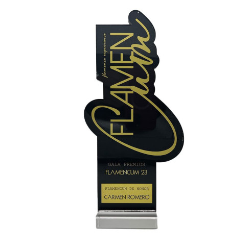 Trofeo de metacrilato personalizado 8 mm | A4 y A5
