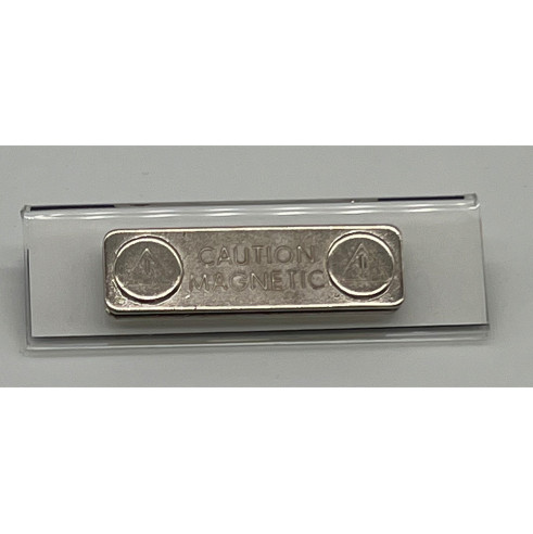 Placa de solapa de metacrilato con forma | Con imán