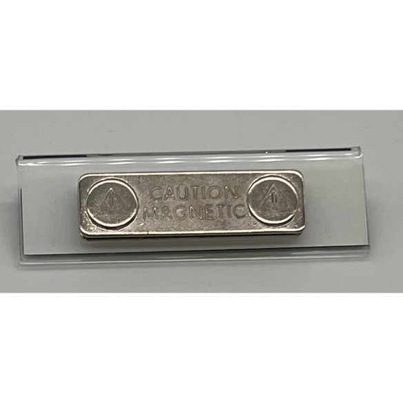 Placa de solapa de metacrilato con forma | Con imán