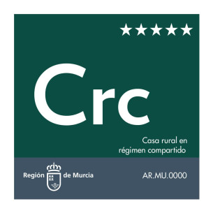 Placa de casa rural Región de Murcia | PVC 40x40 cm