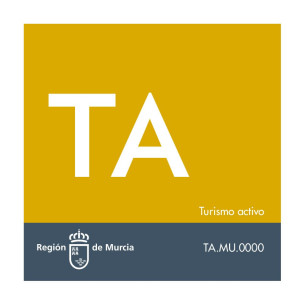 Placa de turismo activo Región de Murcia | PVC 40x40